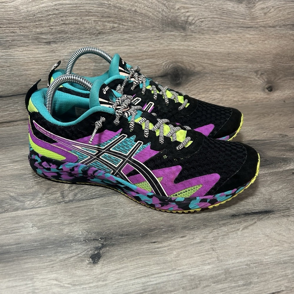 ASICS Women's Gel-Noosa Tri 12 Running Shoes, Size 8.5 US, Black Purple
